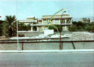 Distant view of the mosque near ʿAbd al-Majīd Street