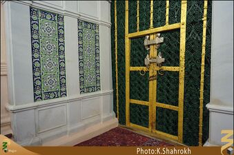 A door known as the door of Fatima's house in al-Masjid al-Nabawi