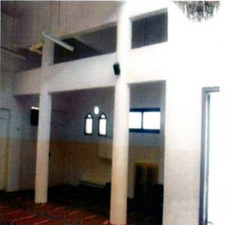 Prayer hall of the mosque