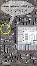 The old area of the mosque in aerial images - west and northwest of Masjid al-Nabawi